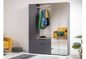 Прихожая 15.123 Октава Серый Графит