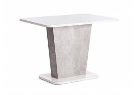 Стол обеденный Gent Белый/Бетон