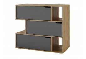 Комод Харви вотан/графит