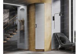 Шкаф Угловой 760 вотан/белый гладкий