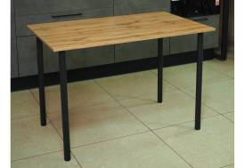 Стол кухонный Слим 1 Дуб вотан/Черный