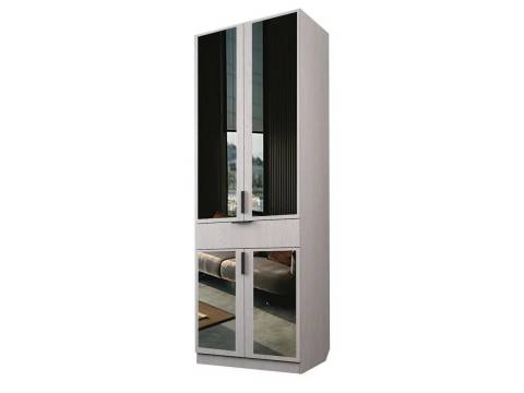 Шкаф с 1 ящиком со штангой ЭШ1-РП-23-8-1я с зеркалами