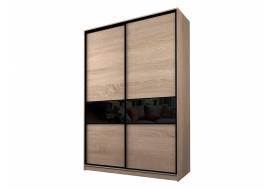 Шкаф-купе Max МШ-25-6-18-99 пленка Oracal черная