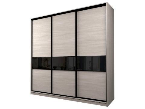 Шкаф-купе Max МШ-25-6-24-999 пленка Oracal черная