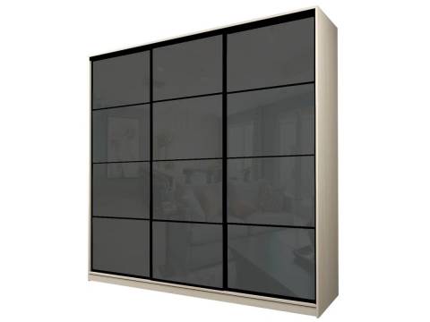 Шкаф-купе Max МШ-25-6-24/2-222 пленка Oracal темно-серая