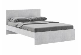 Кровать 1400 Осло модуль М13 с настилом Лайт цемент светлый