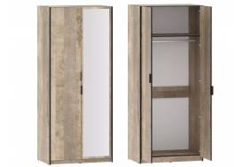 Шкаф для одежды Фолк НМ 014.03 фасад с зеркалом