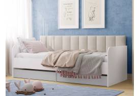 Кровать Морти НМ 041.38 с мягкой спинкой бали