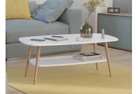 Стол журнальный Лайн Белый снег