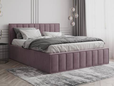 Кровать 1600 Лана бежевый пудра