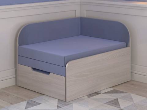 Диван детский Малютка шимо светлый-небесный