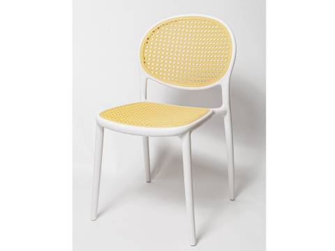 Стул SC 199 бежевый/белый