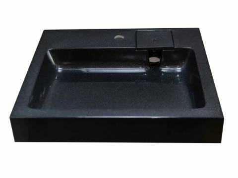 Раковина над стиральной машиной Star 50 MySpace Черный металлик