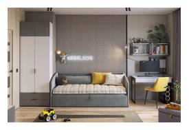 Детская Зефир К4 серый эмаль