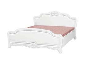 Кровать двойная 1400 Лотос Лак белый