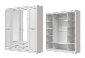 Шкаф для одежды ШР-4 Олимп Белый