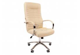 Офисное кресло Chairman 480 экокожа Terra 101 бежевый N