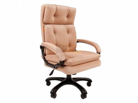 Офисное кресло Chairman 442 Россия ткань T-6 бежевый черный пластик