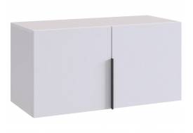 Антресоль двухдверная L800 Баско белое дерево