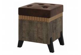 Пуфик с ножками Ольга 3 дуб коми