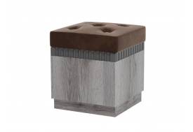 Пуфик на цоколе Ольга 3 дуб коми