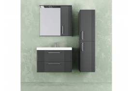 Комплект для ванны навесной Альба 70 антрацит