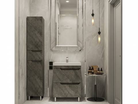 Комплект для ванны напольный Леон 70 оникс