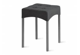 Табурет Люкс.1 Микровелюр Виола 18 (серый)