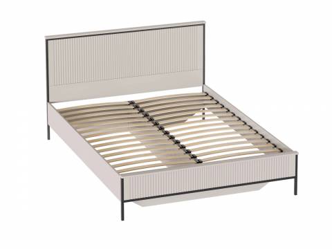 Кровать 1200 Нора Персидский жемчуг с ламелями
