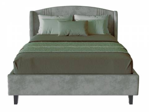 Кровать Севилья 1600 вариант 2 Тифани серый
