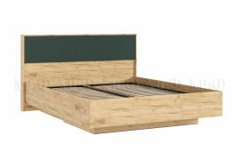 Кровать парящая 1600 Флэш (ортопед дерево) Браш Мени Грин/Дуб Крафт