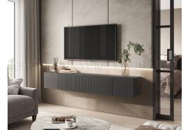 Тумба под ТВ 2000 Оскар Графит Софт