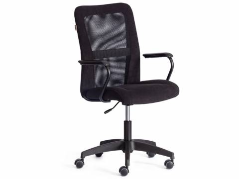 Кресло STAFF флок черный