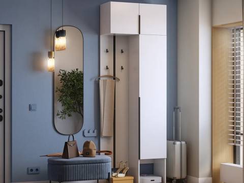 Прихожая Мебельсон К36 белое дерево