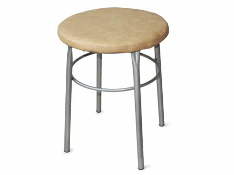 Табурет круглый ДХ-10 обивка бежевый