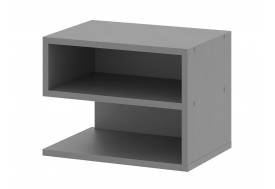 Тумба прикроватная Энни тб1 Графит серый