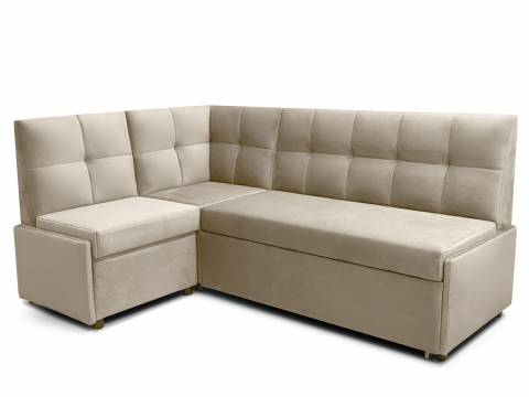 Угловой диван Призма Клетка со спальным местом вивальди 3