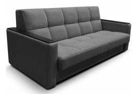 Диван Рэй 2000х2000 Клетка с прямыми подлокотниками с МДФ вивальди 34