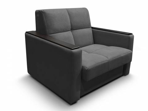 Диван Рэй 900х2000 Клетка с прямыми подлокотниками с МДФ вивальди 34