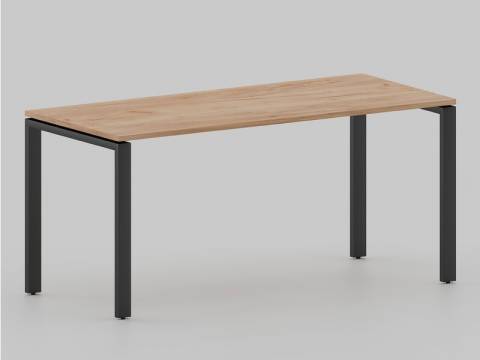 Стол с эффектом парения Лофт П-образные опоры черные ЛО.Кпп_6 600х1600 мм