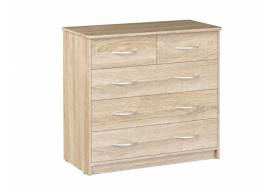 Комод 900 Дуэт Люкс с 5-ящиками Дуб Сонома