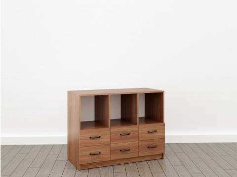 Тумба приставная малая 6 ящиков (Л-13) Радиус