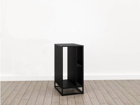 Тумба под кофемашину открытая (М-22) Лофт Черный