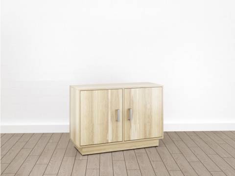 Тумба под принтер (О-8) Eclectic lite одноцветный Дуб рокпайл