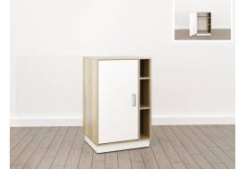 Тумба под кофемашину (О-16) Eclectic lite Дуб рокпайл-белый