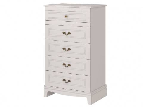 Комод 5 ящиков Лорето Льняной