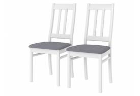 Стул Батист Белый античный-холодный серый- 2шт
