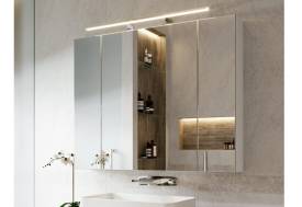 Зеркальный шкаф Univers 80 белый