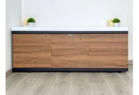 Экран под ванну МДФ Rita Black 1500 мм дуб