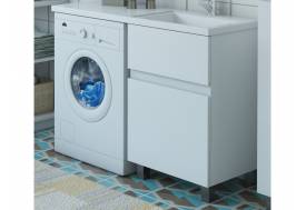 Тумба с раковиной Dallas Luxe 1050 напольная 2 ящика правая